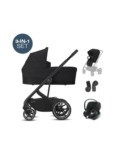Cybex balios s lux 3in1 starttipaketti - deep black