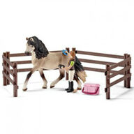 Schleich Hevosen hoitosetti ja Andalusian hevonen