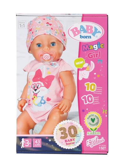 Baby born magic girl nukke, 43 cm